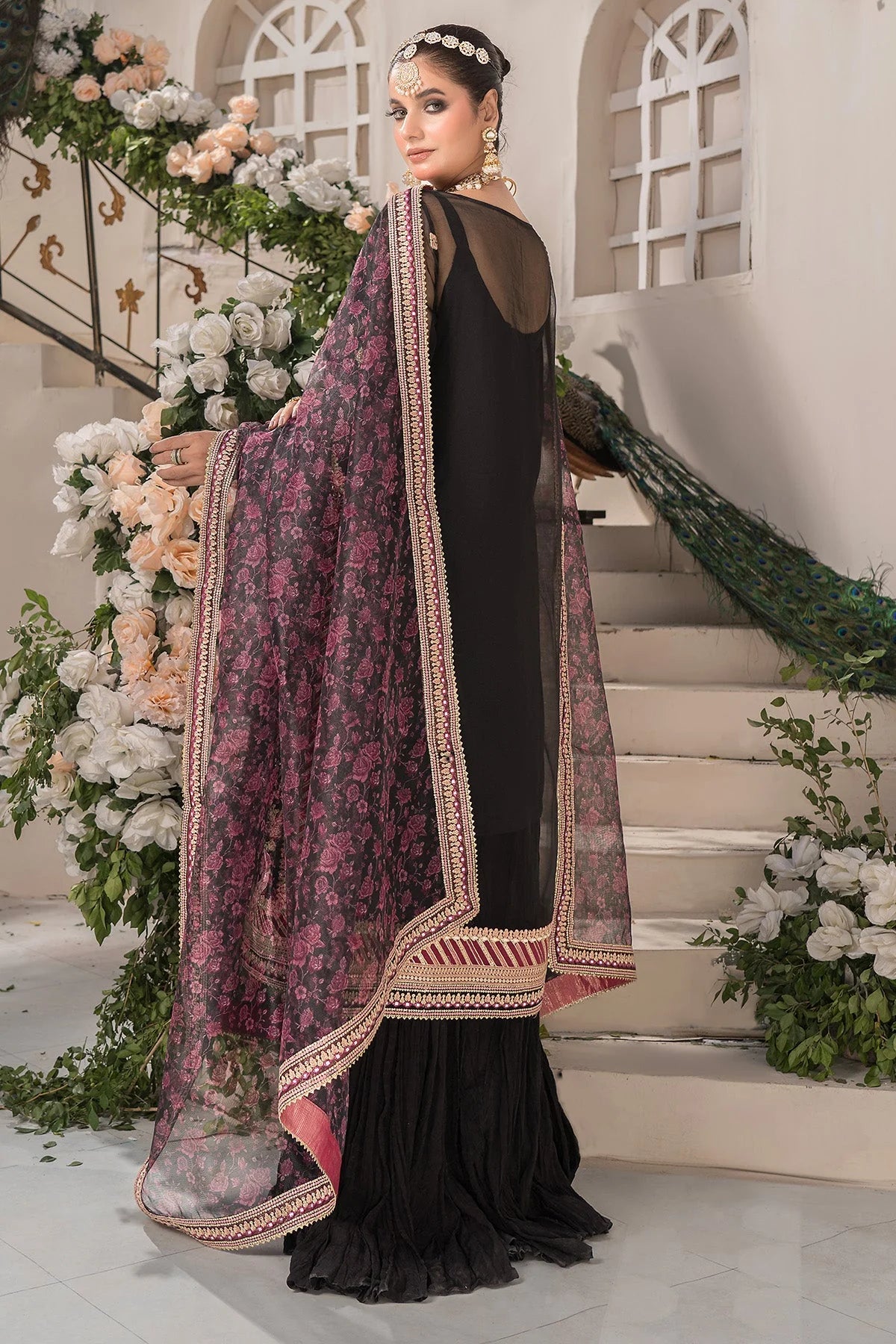 Imrozia 3Pc Embroidered Organza Suit IP-110 Jaskeerat gulbuy.com