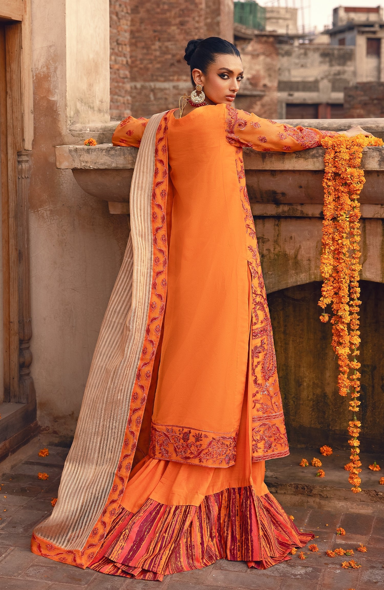 MARYUM &amp; MARIA 3PC EMBROIDERED LUXURY SUIT (MS23-541) gulbuy.com