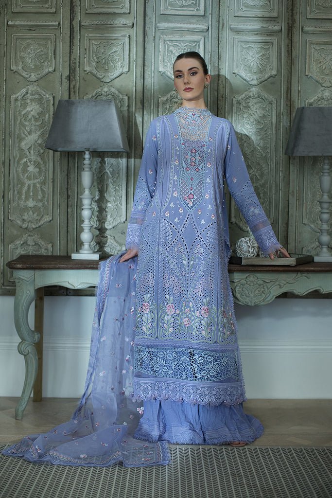 SOBIA NAZIR 3PC EMBROIDERED LAWN SUIT (L24-9B)