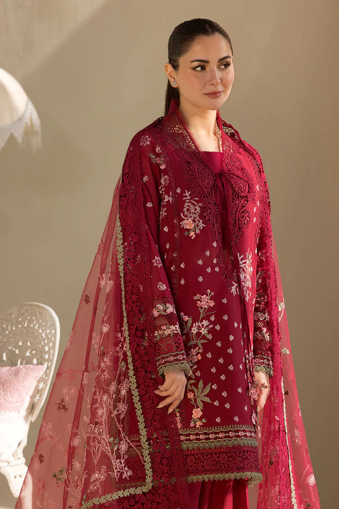 SOBIA NAZIR 3PC EMBROIDERED LAWN SUIT (L25-14A) gulbuy.com