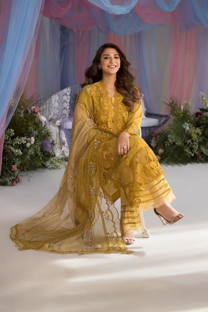 SOBIA NAZIR 3PC EMBROIDERED LAWN SUIT (L25-1A) gulbuy.com