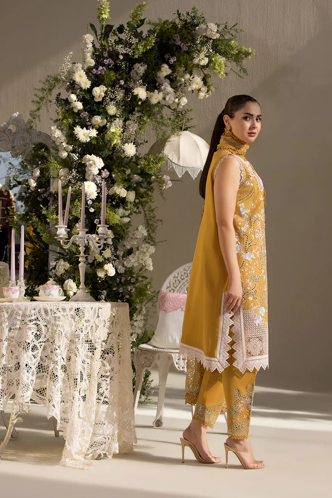 SOBIA NAZIR 3PC EMBROIDERED LAWN SUIT (L25-6B) gulbuy.com