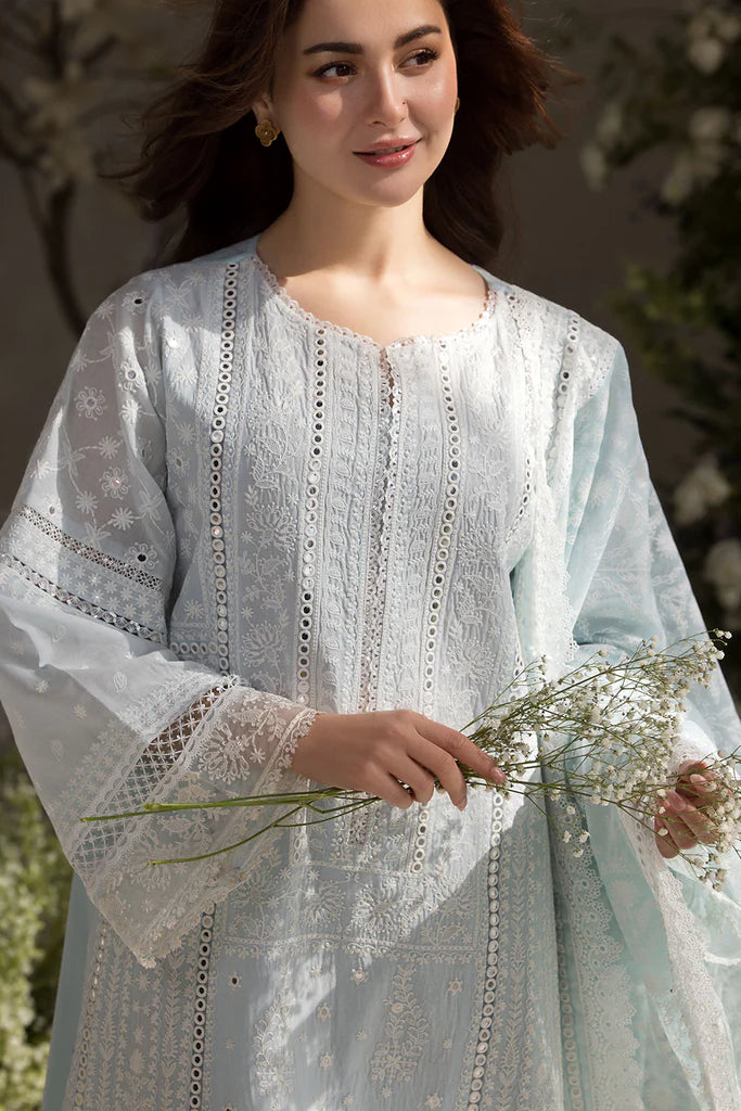 SOBIA NAZIR 3PC EMBROIDERED LAWN SUIT (L25-7A) gulbuy.com