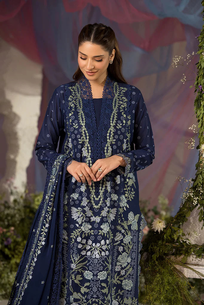 SOBIA NAZIR 3PC EMBROIDERED LAWN SUIT (L25-8A) gulbuy.com