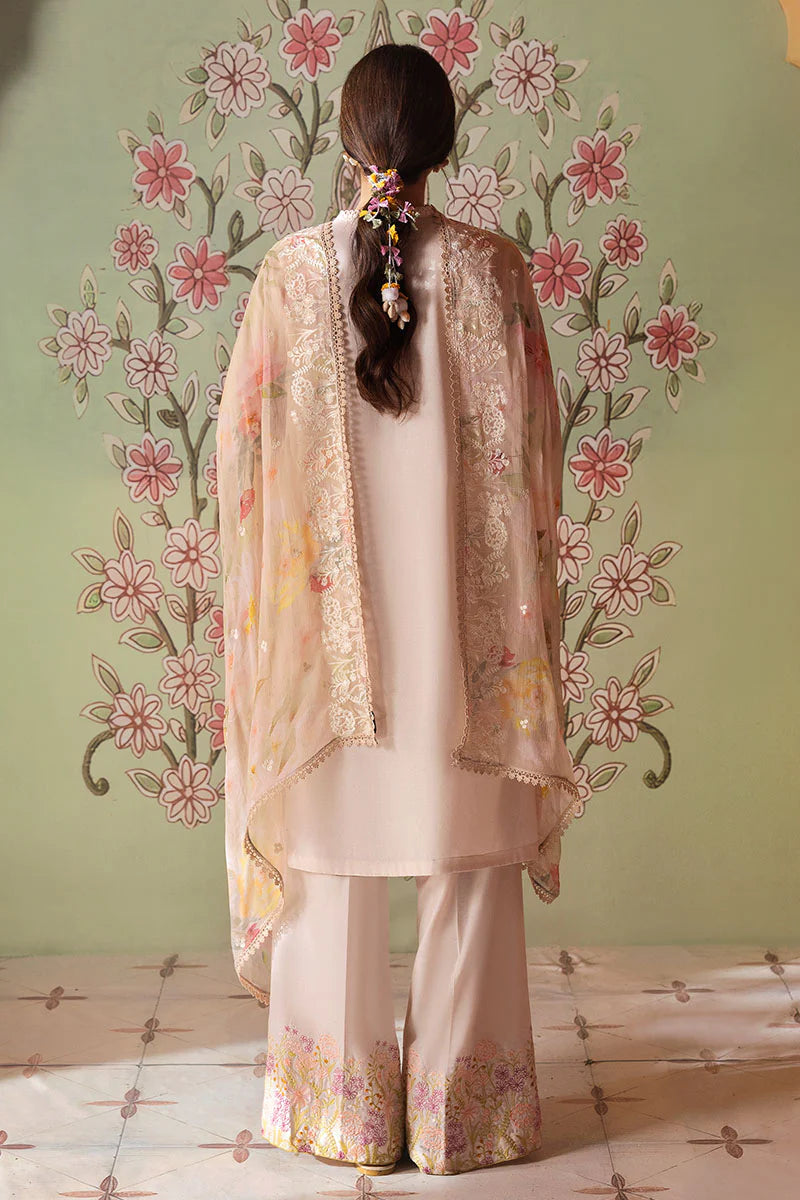 Cross Stitch 3Pc Printed Lawn Suit CORAL CARNATION gulbuy.com