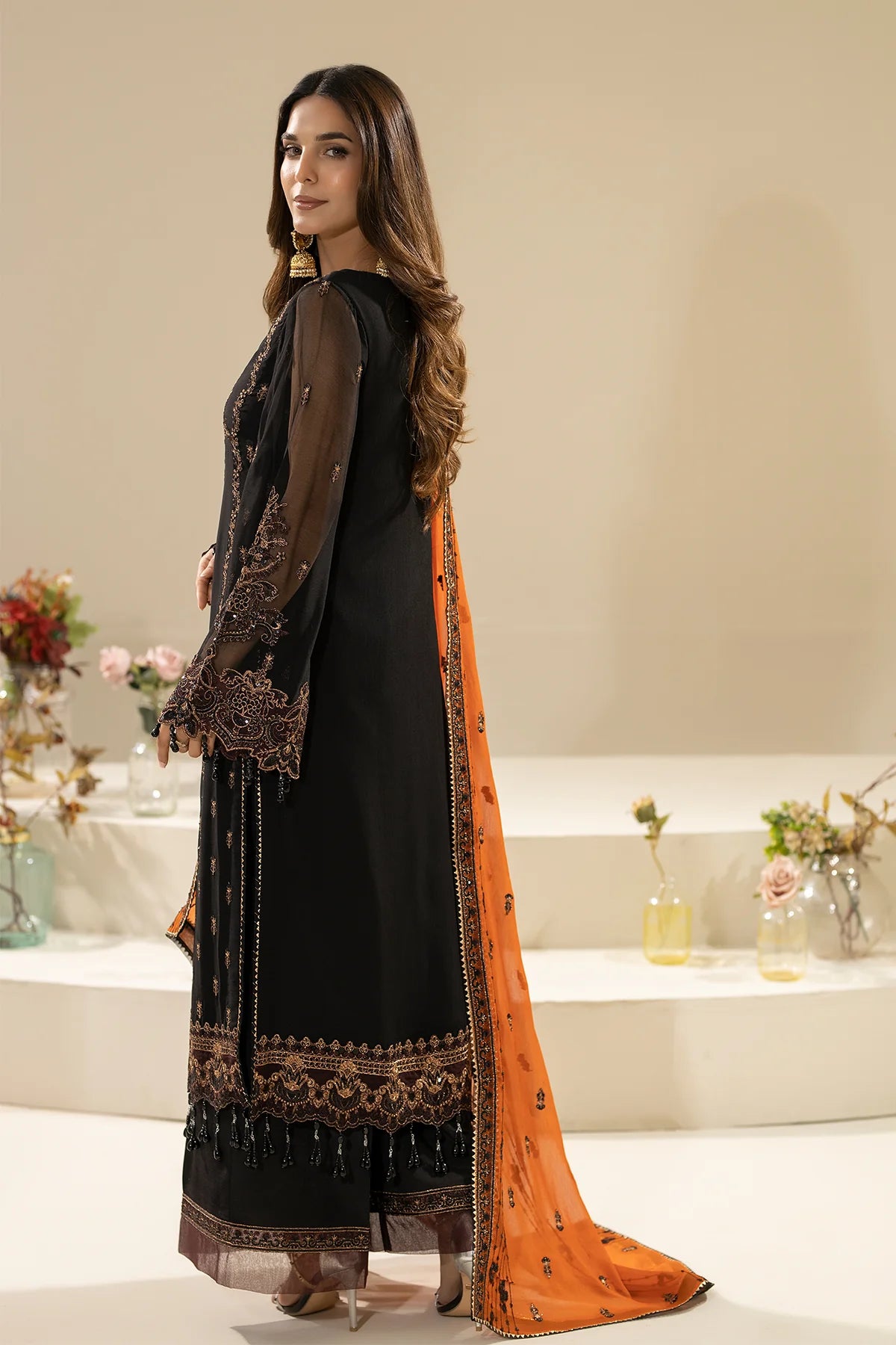 Imrozia 3Pc Embroidered Chiffon Suit M-87 WANIYA