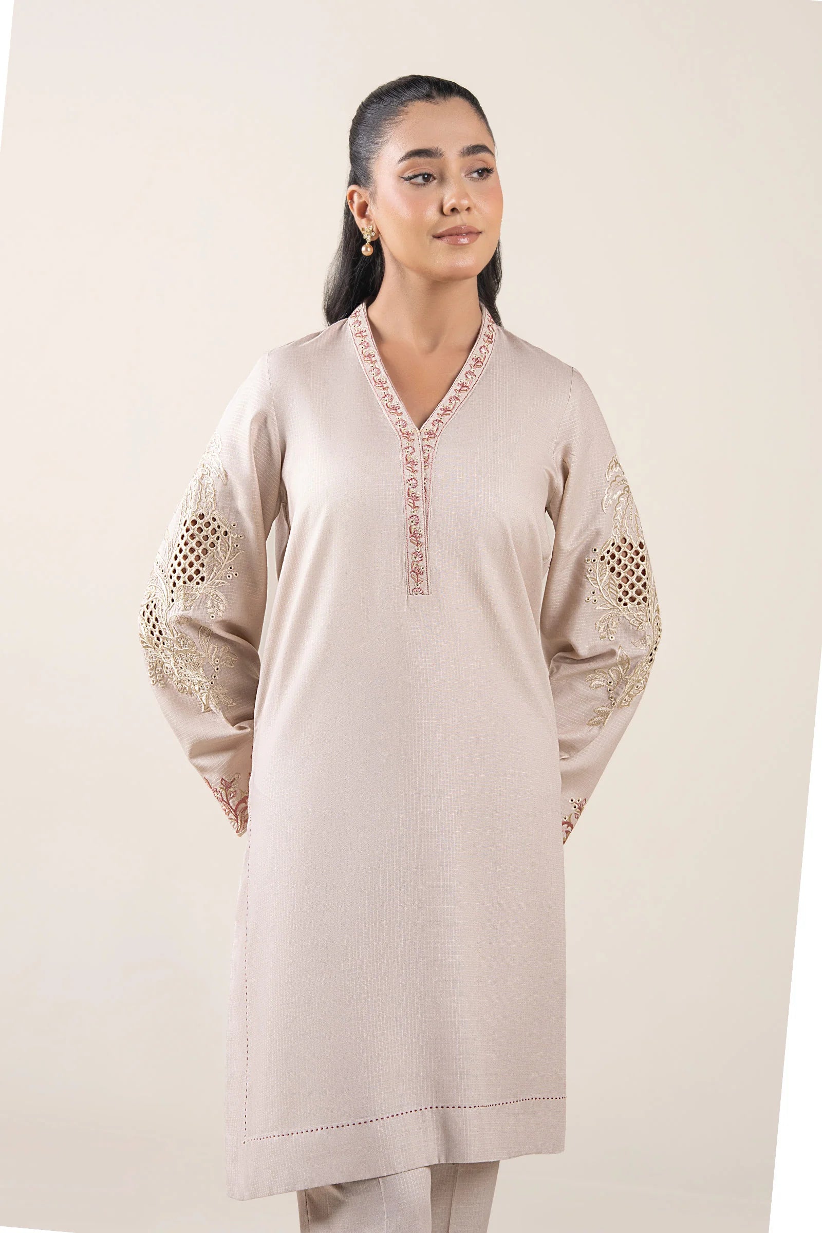 Maria B 2Pc Printed Ripstop Suit MB-CS25-127 gulbuy.com