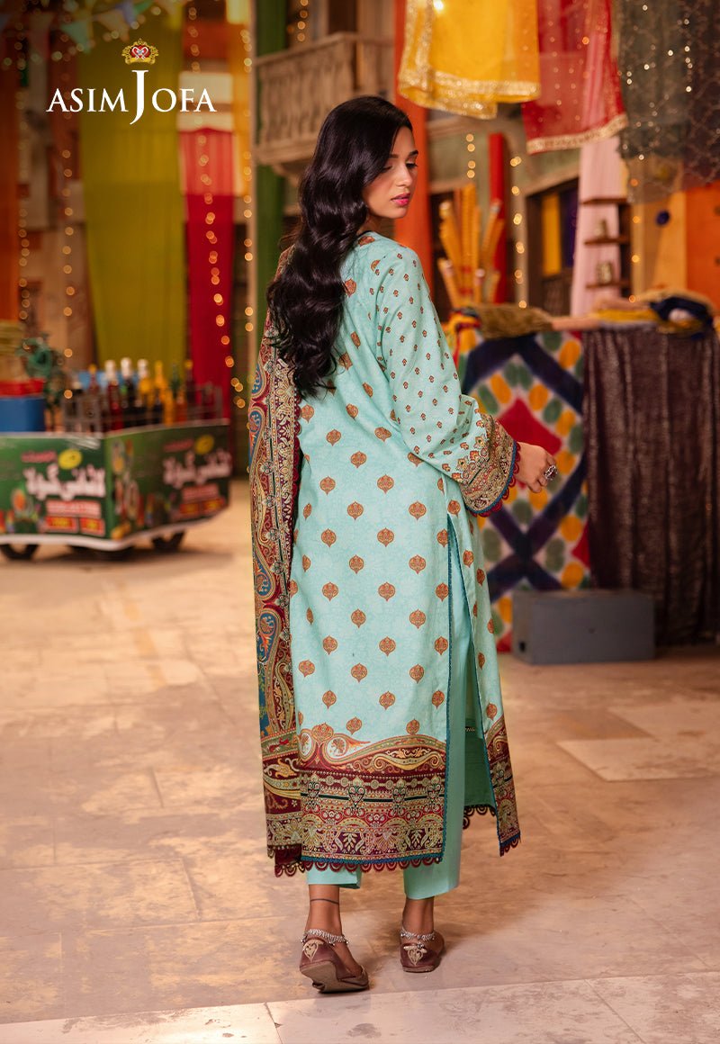 ASIM JOFA 3 PIECE PRINTED LAWN SUIT (AJEL-05)