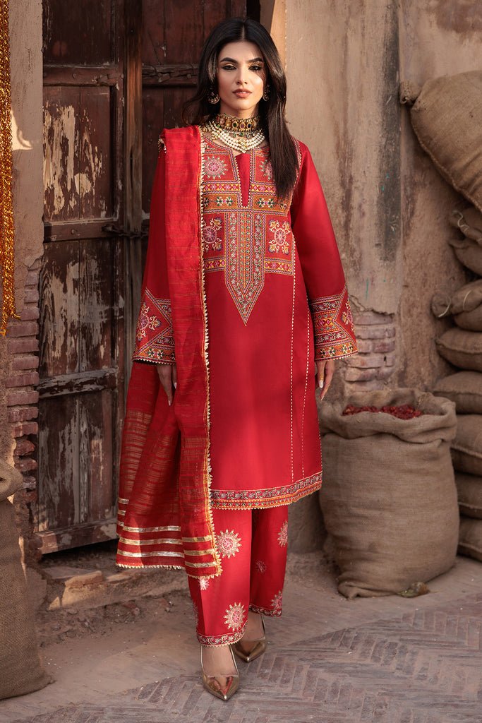 Charizma 3 Piece Embroidered Lawn Suit (CNP-4-024)