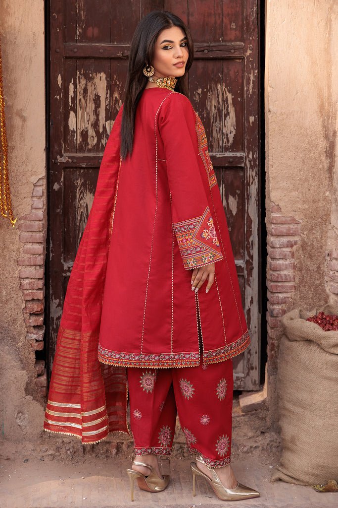 Charizma 3 Piece Embroidered Lawn Suit (CNP-4-024)