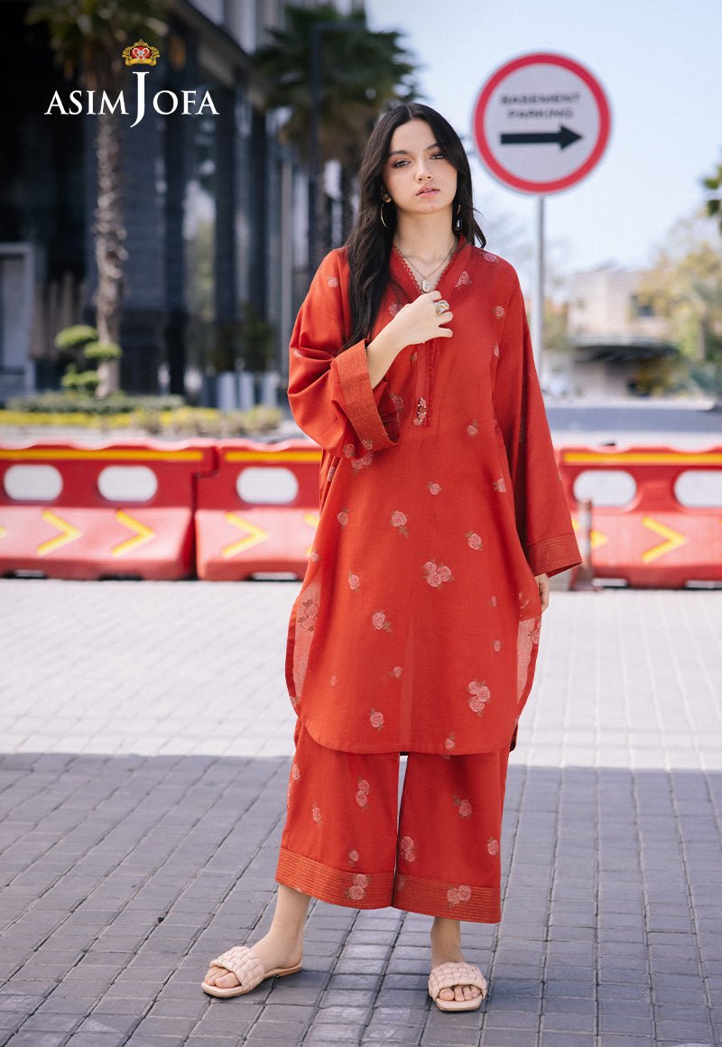 ASIM JOFA 2 PIECE YARN DYED JACQUARD SUIT (AJPB-34)