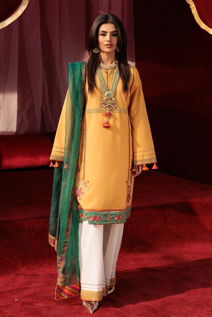 Charizma 3 Piece Embroidered Lawn Suit (CNP-4-013)