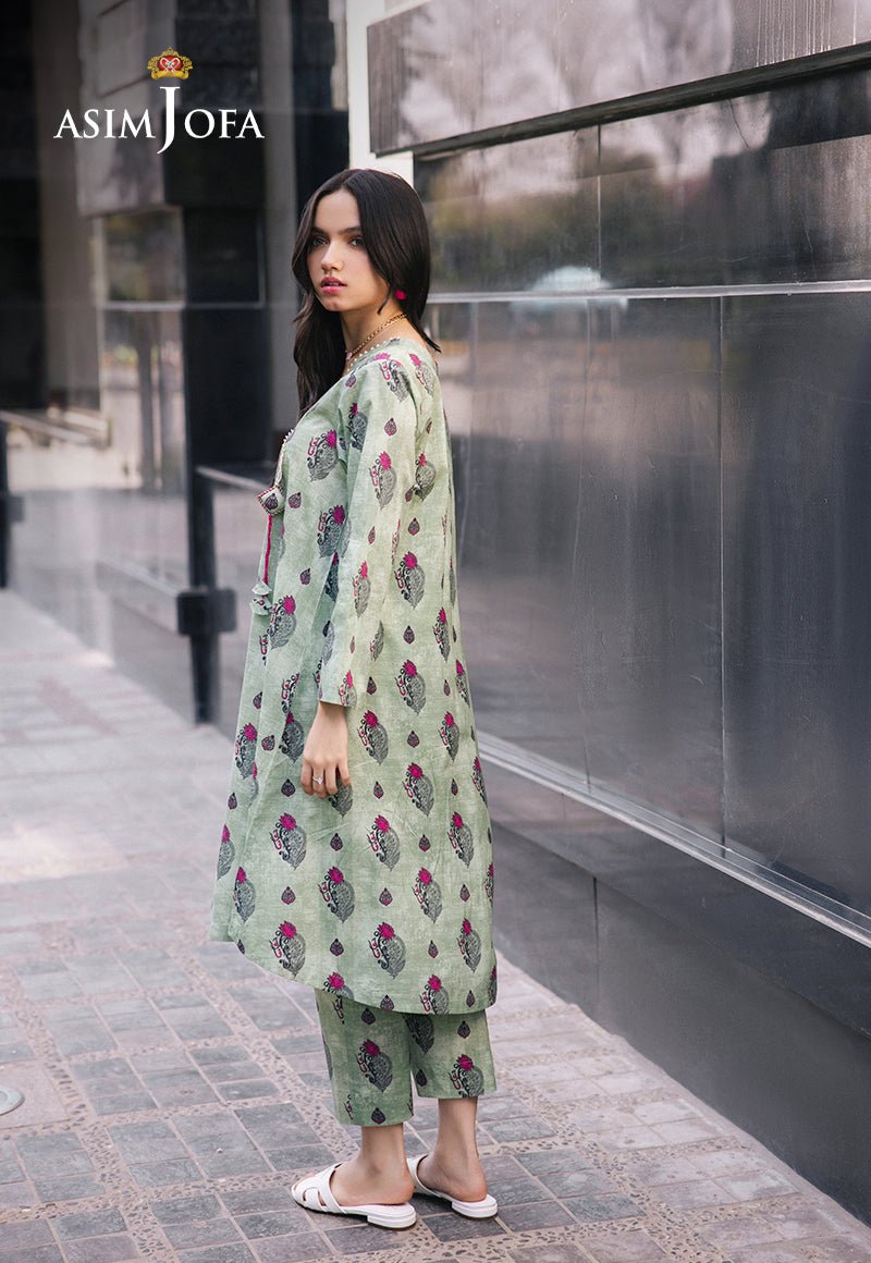 ASIM JOFA 2 PIECE PRINTED SUIT (AJPB-35) gulbuy.com