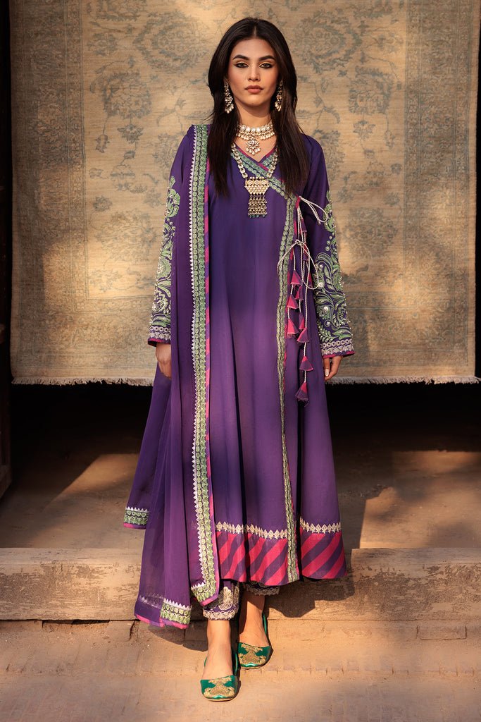 Charizma 3 Piece Embroidered Lawn Suit (CNP-4-015)