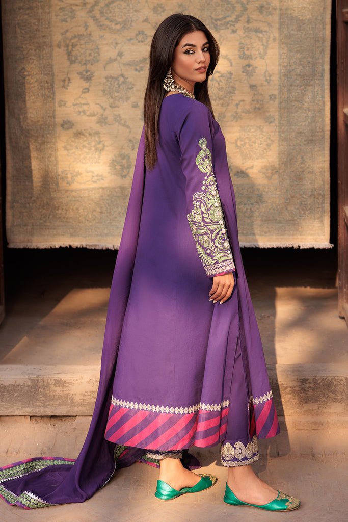 Charizma 3 Piece Embroidered Lawn Suit (CNP-4-015)