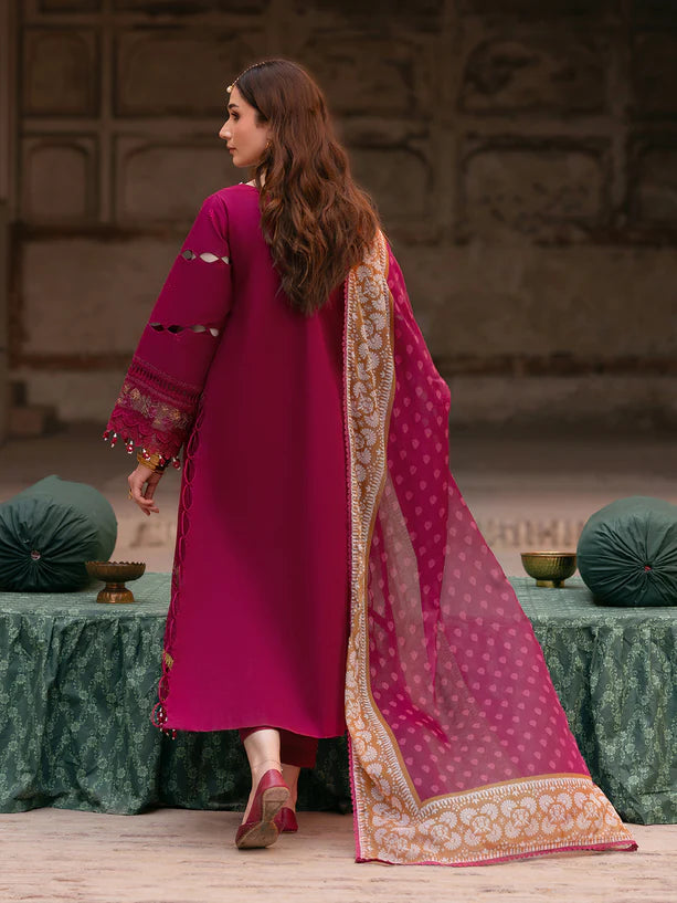 Parishay 3Pc Embroidered Luxury Lawn Suit MI-01 gulbuy.com
