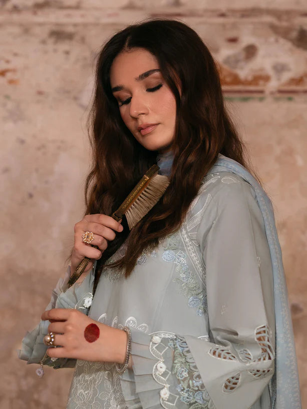 Parishay 3Pc Embroidered Luxury Lawn Suit MI-02 gulbuy.com