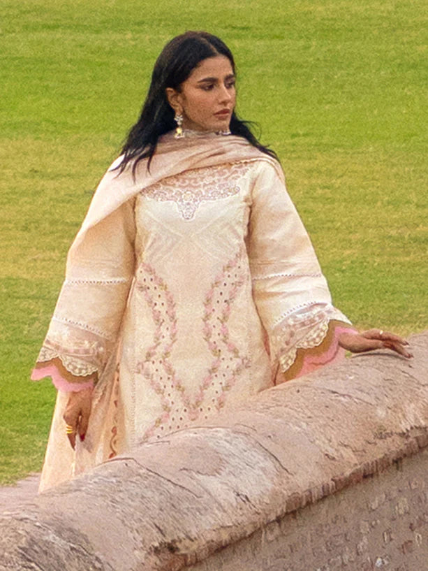 Parishay 3Pc Embroidered Luxury Lawn Suit MI-06 gulbuy.com