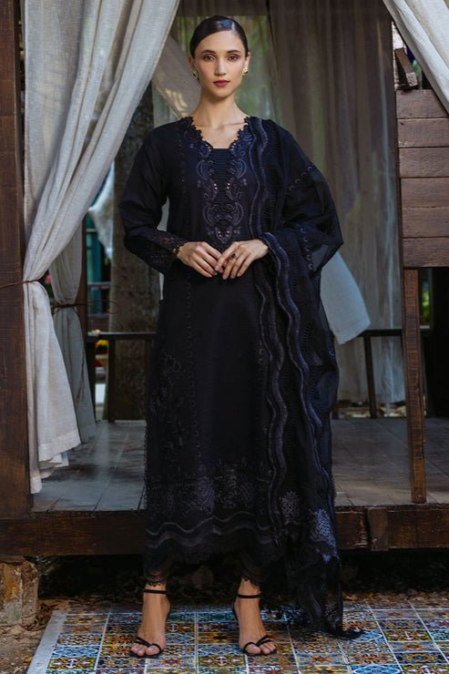 Mushq 3 Piece Embroidered Cotton Suit (ZABRINA)