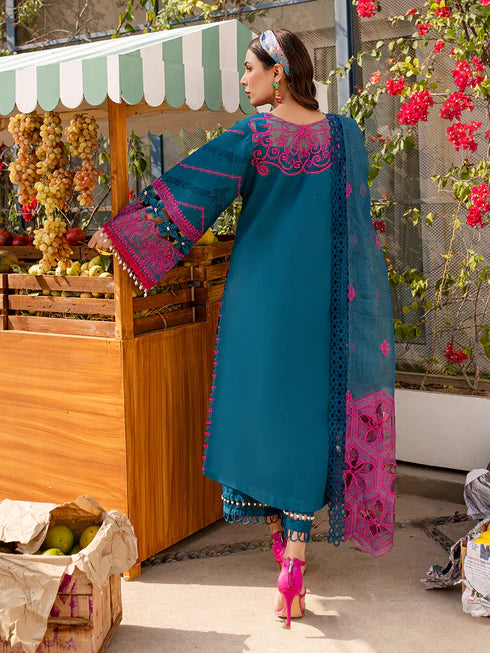 Parishay 3Pc Embroidered Lawn Suit MS-11 gulbuy.com