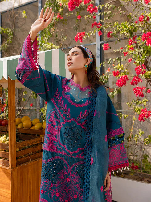 Parishay 3Pc Embroidered Lawn Suit MS-11 gulbuy.com