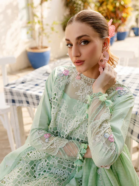 Parishay 3Pc Embroidered Lawn Suit MS-12 gulbuy.com