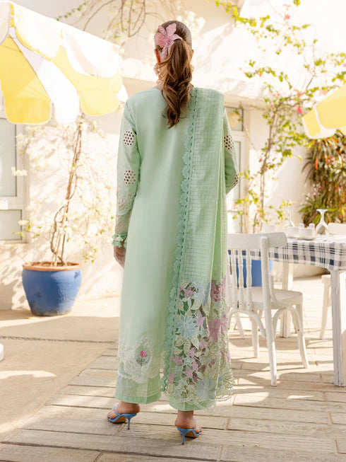 Parishay 3Pc Embroidered Lawn Suit MS-12 gulbuy.com