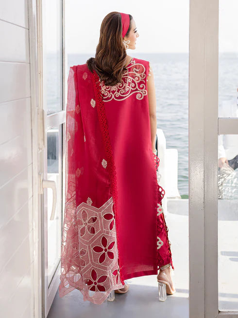 Parishay 3Pc Embroidered Lawn Suit MS-14 gulbuy.com