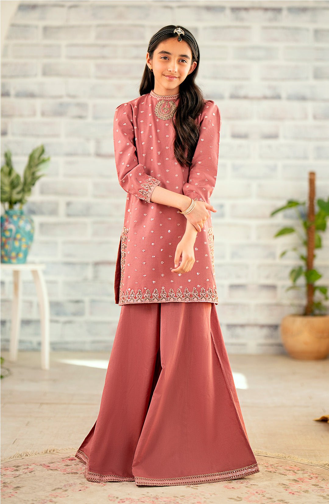 MARYUM &amp; MARIA 2PC COTTON LAWN SUIT (MS-24599)