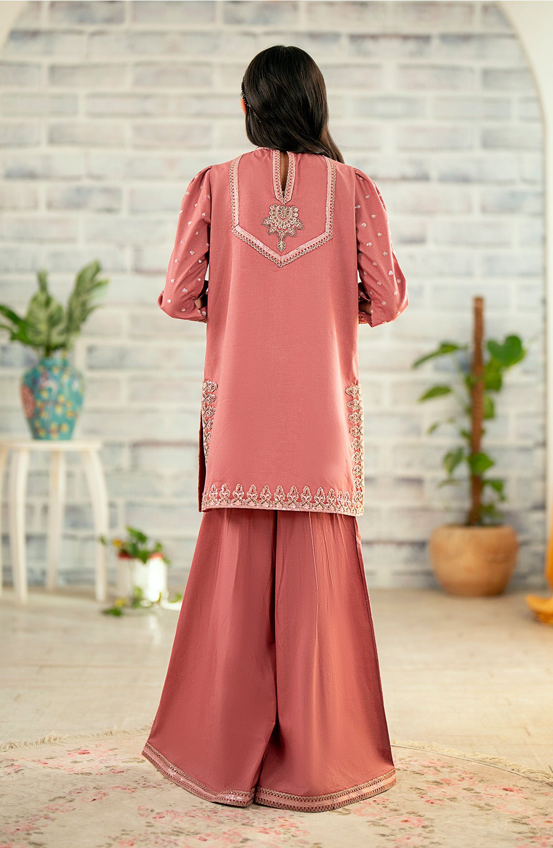 MARYUM &amp; MARIA 2PC COTTON LAWN SUIT (MS-24599)