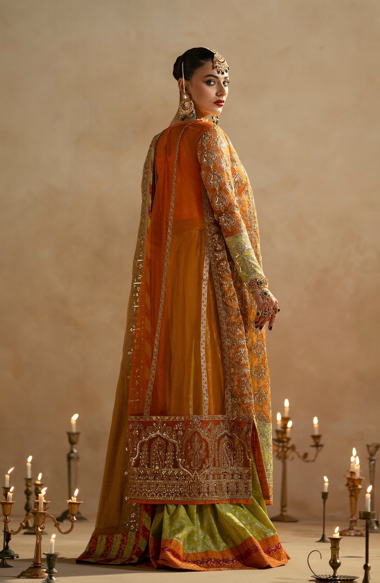 MARYUM &amp; MARIA 3PC EMBROIDERED LUXURY SUIT (MW23-515) gulbuy.com