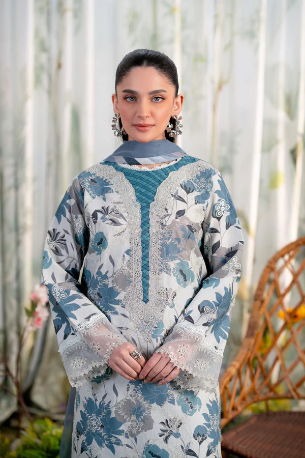 Aabyaan 3Pc Embroidered Lawn Suit ARZU (AR-14) gulbuy.com