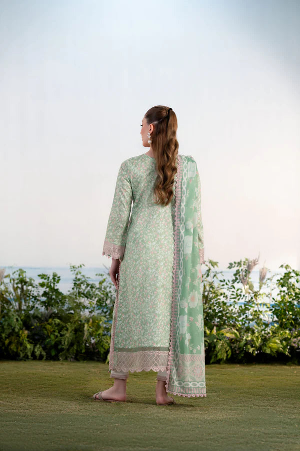 Aabyaan 3Pc Embroidered Lawn Suit EBRU (AR-16) gulbuy.com