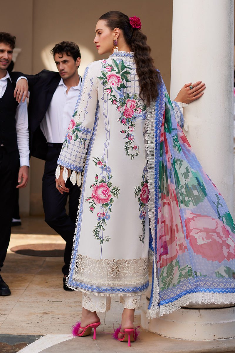 Mushq 3 Piece Embroidered Lawn Suit (BELLA-BELLEZA) gulbuy.com
