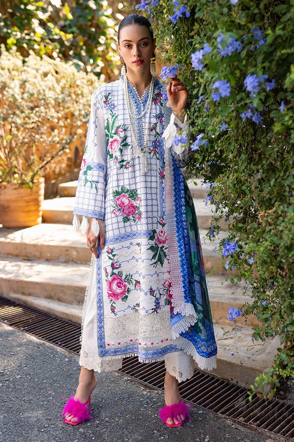 Mushq 3 Piece Embroidered Lawn Suit (BELLA-BELLEZA)