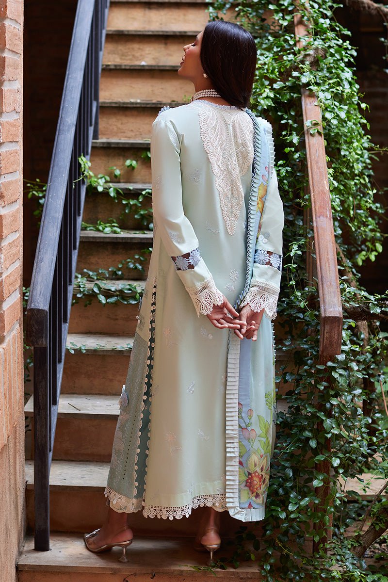 Mushq 3 Piece Embroidered Lawn Suit (CAPRI-CHARM) gulbuy.com