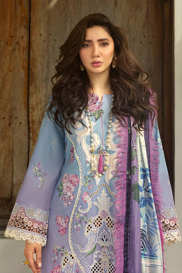Mushq 3Pc Embroidered Lawn Suit Whispering Melody gulbuy.com