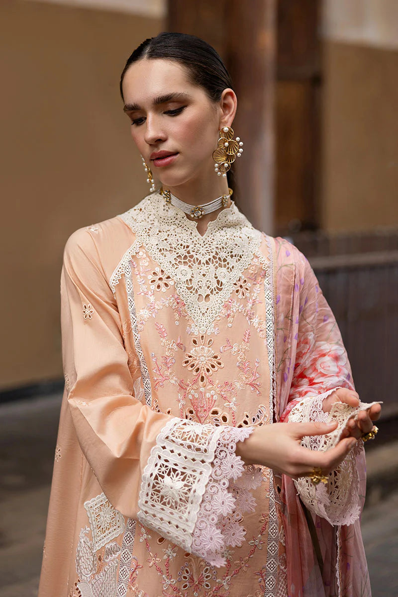 Mushq 3Pc Embroidered Lawn Suit Dreamlike Vibe gulbuy.com