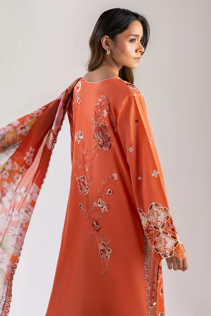 Mushq 3Pc Embroidered Lawn Suit Starry Side gulbuy.com