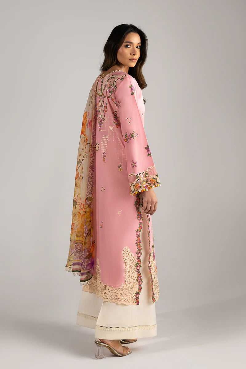 Mushq 3Pc Embroidered Lawn Suit Twinkling Tempos gulbuy.com