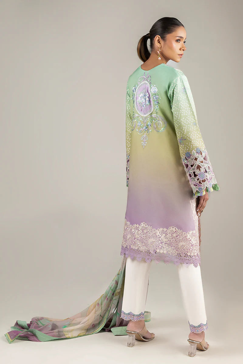 Mushq 3Pc Embroidered Lawn Suit Glittering Grace gulbuy.com