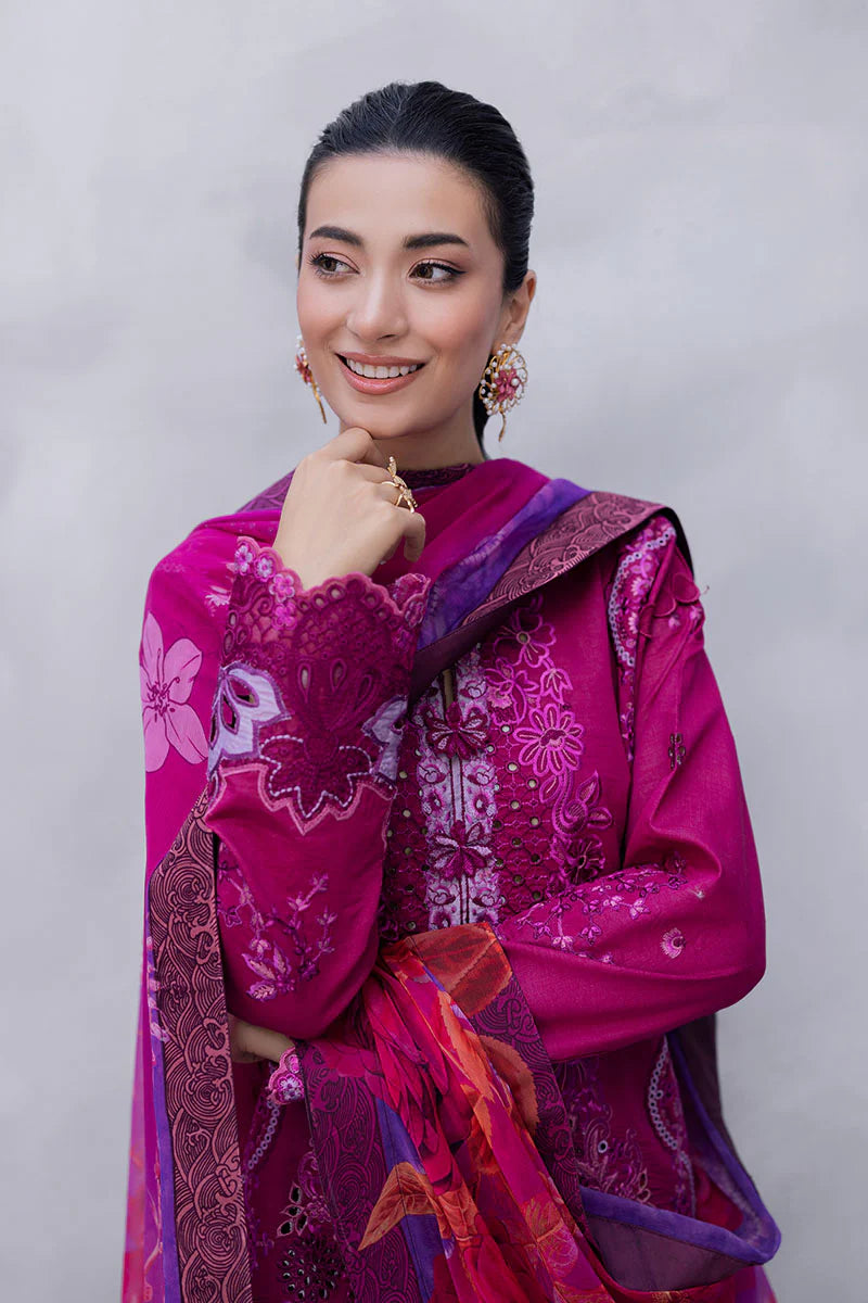 Mushq 3Pc Embroidered Lawn Suit Dreamy Whirl gulbuy.com