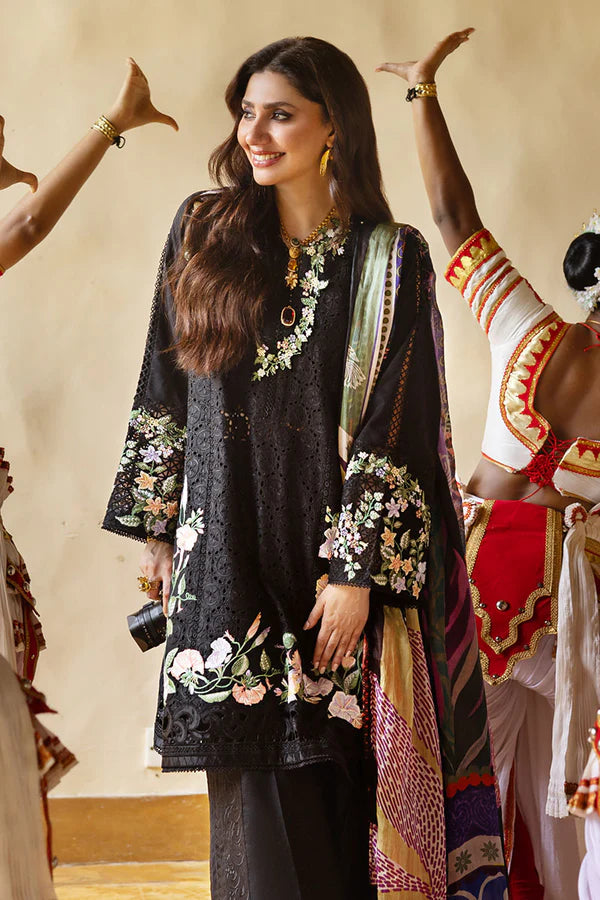 Mushq 3Pc Embroidered Lawn Suit Dazzling Glimmer gulbuy.com