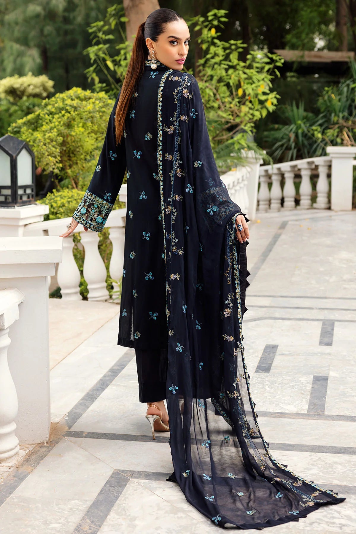 Motifz 3Pc Embroidered Lawn Suit 4834-ROHA gulbuy.com