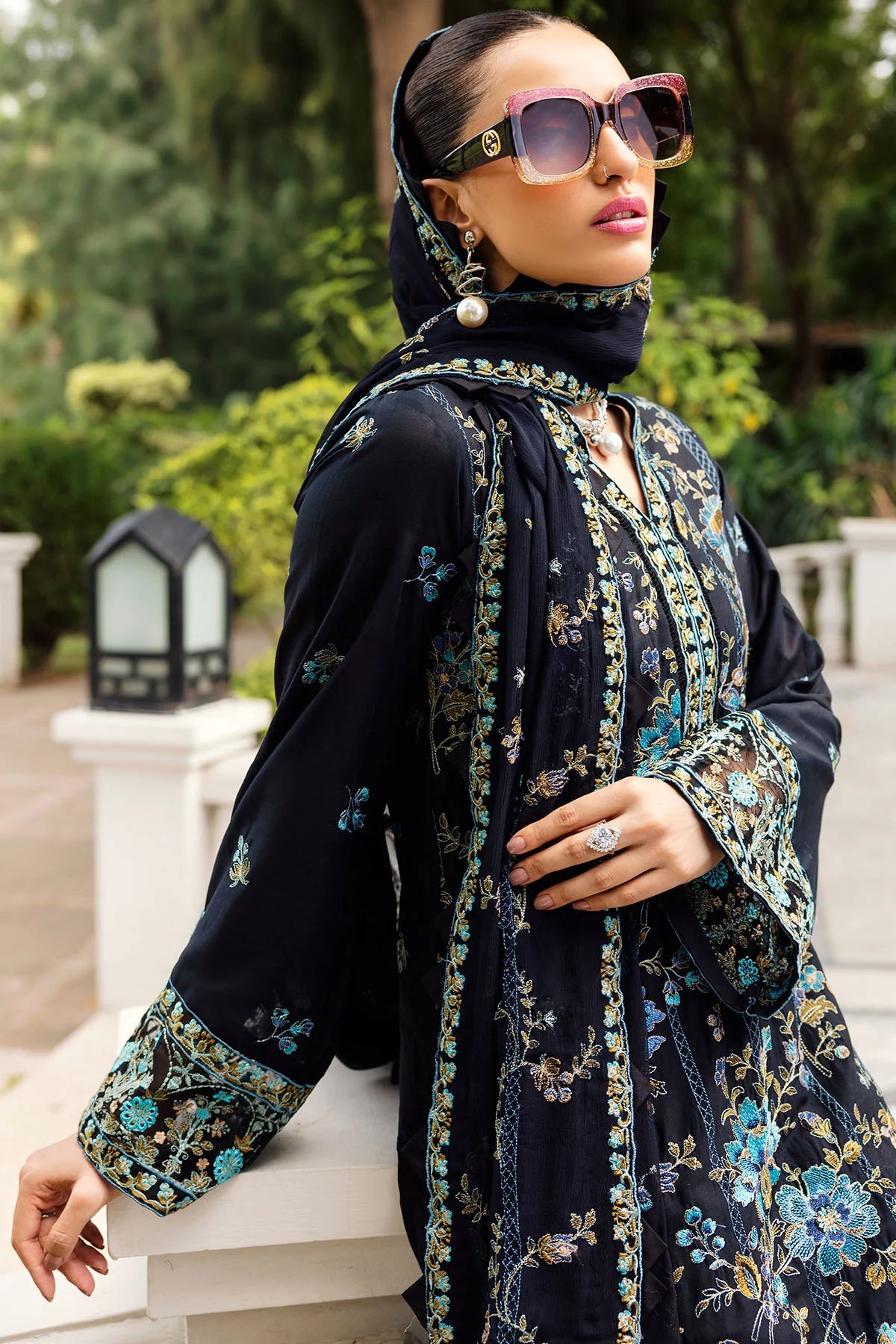 Motifz 3Pc Embroidered Lawn Suit 4834-ROHA gulbuy.com