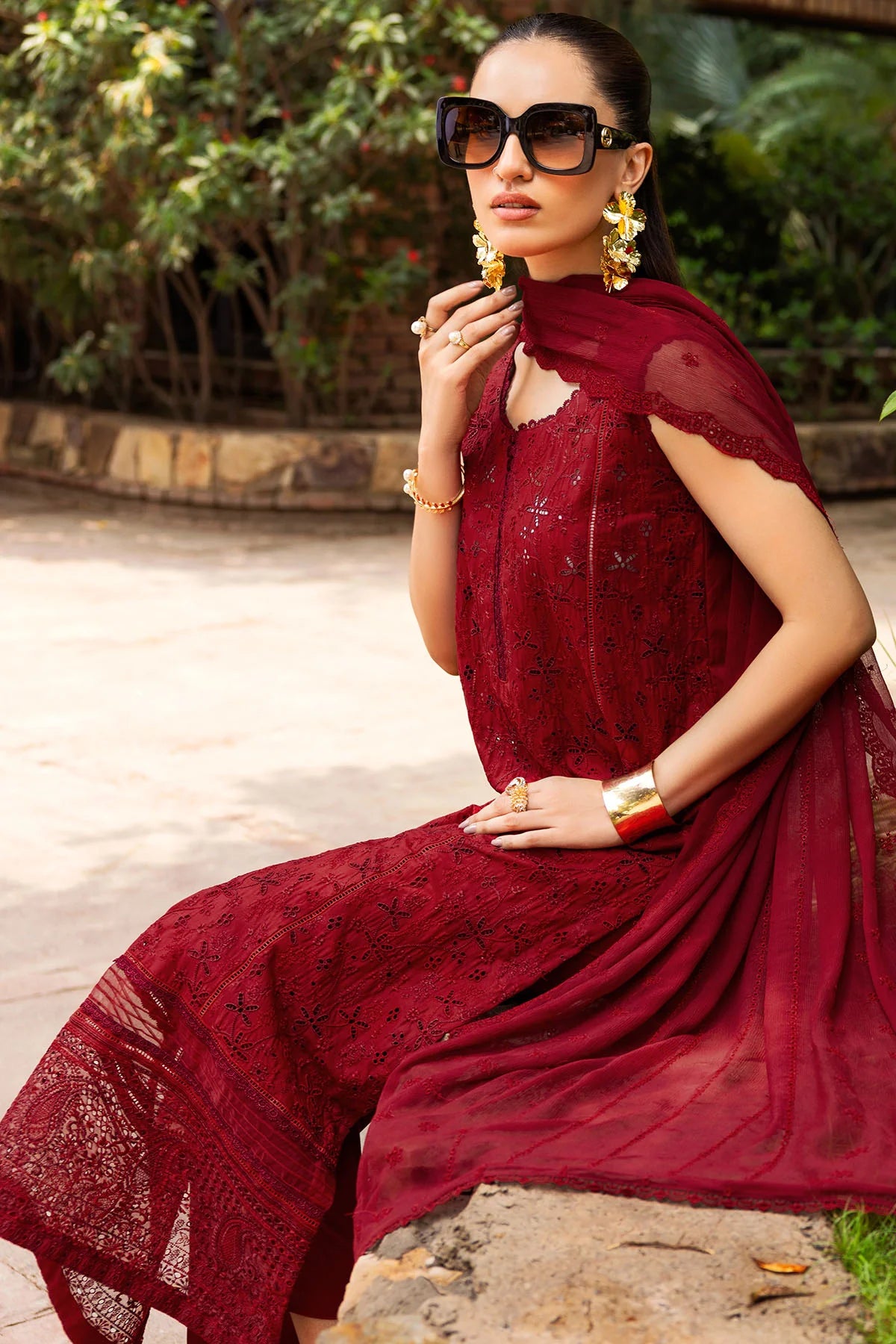 Motifz 3Pc Embroidered Lawn Suit 4839-PERWASHA gulbuy.com
