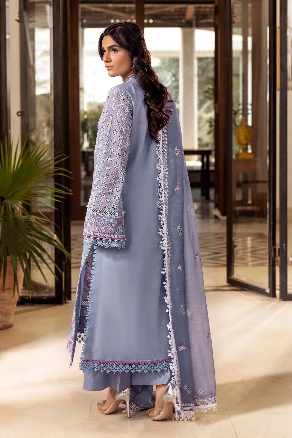Motifz 3Pc Embroidered Lawn Suit 5302-ROSALIE gulbuy.com