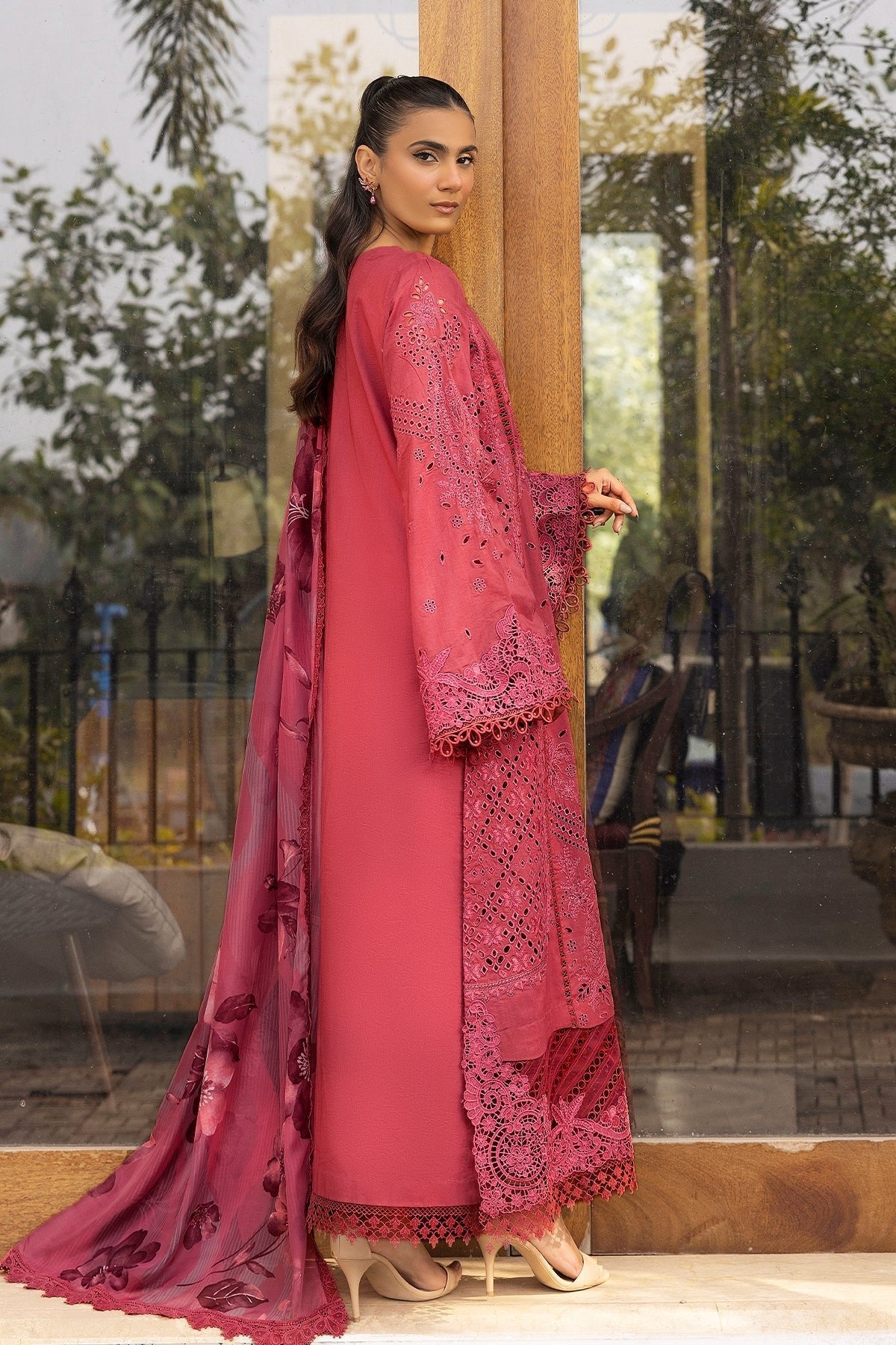 Motifz 3Pc Embroidered Lawn Suit 5304-CELINE gulbuy.com