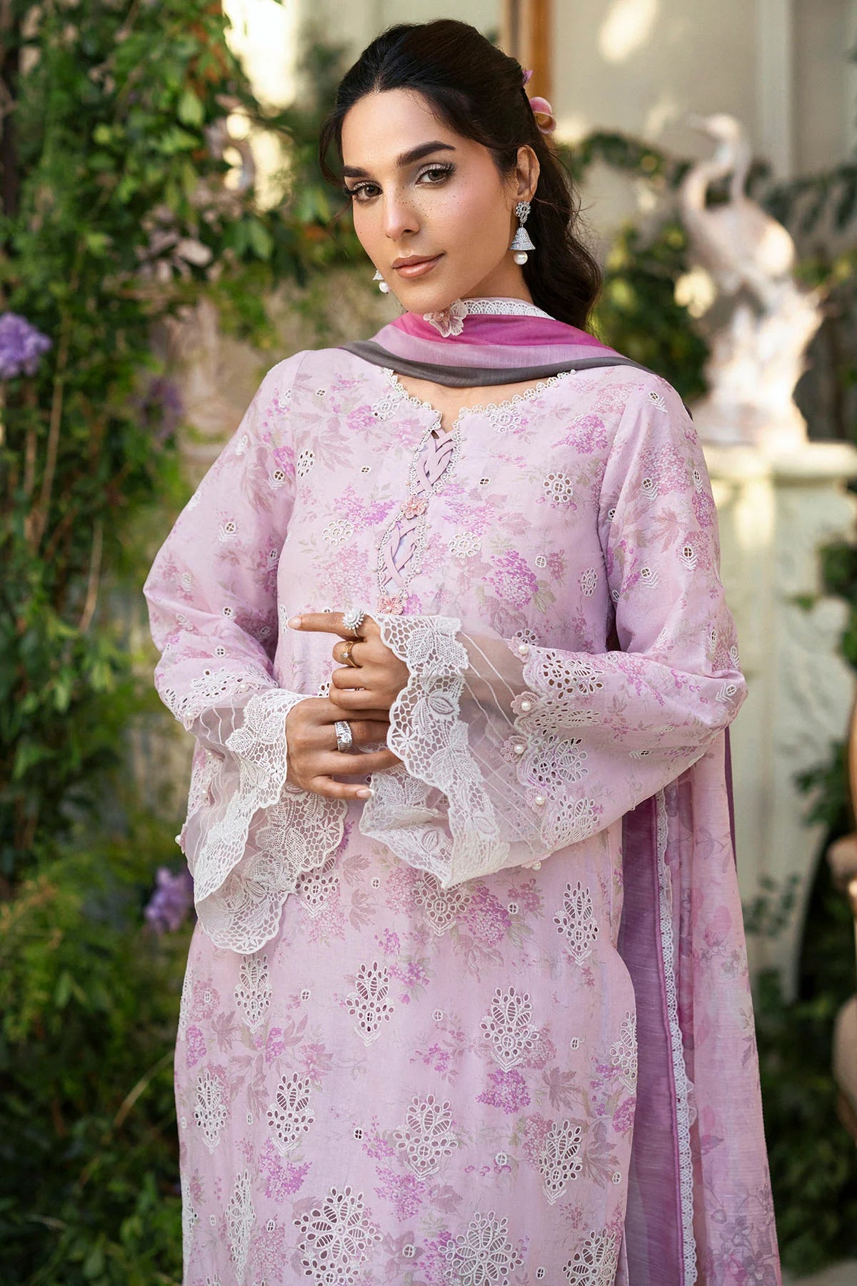 Motifz 3Pc Embroidered Lawn Suit 5428-ASTER gulbuy.com
