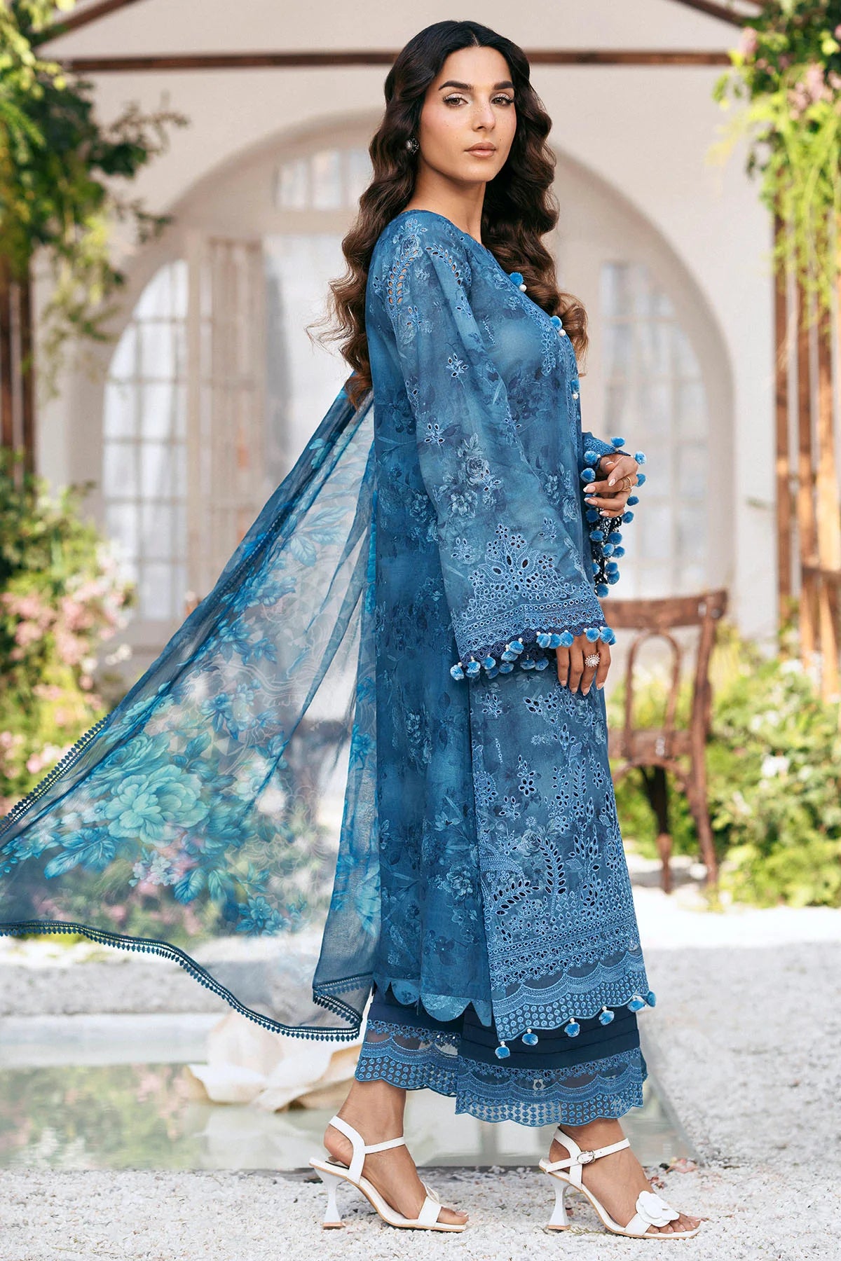 Motifz 3Pc Embroidered Lawn Suit 5434-LILLY gulbuy.com
